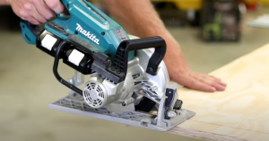 One type of electric hand saw (Track Saw)