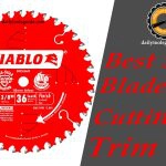 Saw blade for catting trim