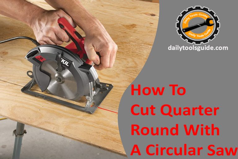 How to cut quarter round with a circular saw