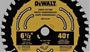 1. DEWALT DWA161240 best 6 1/2 circular saw blade